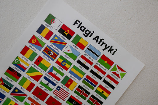 Naklejki - Flagi Afryki