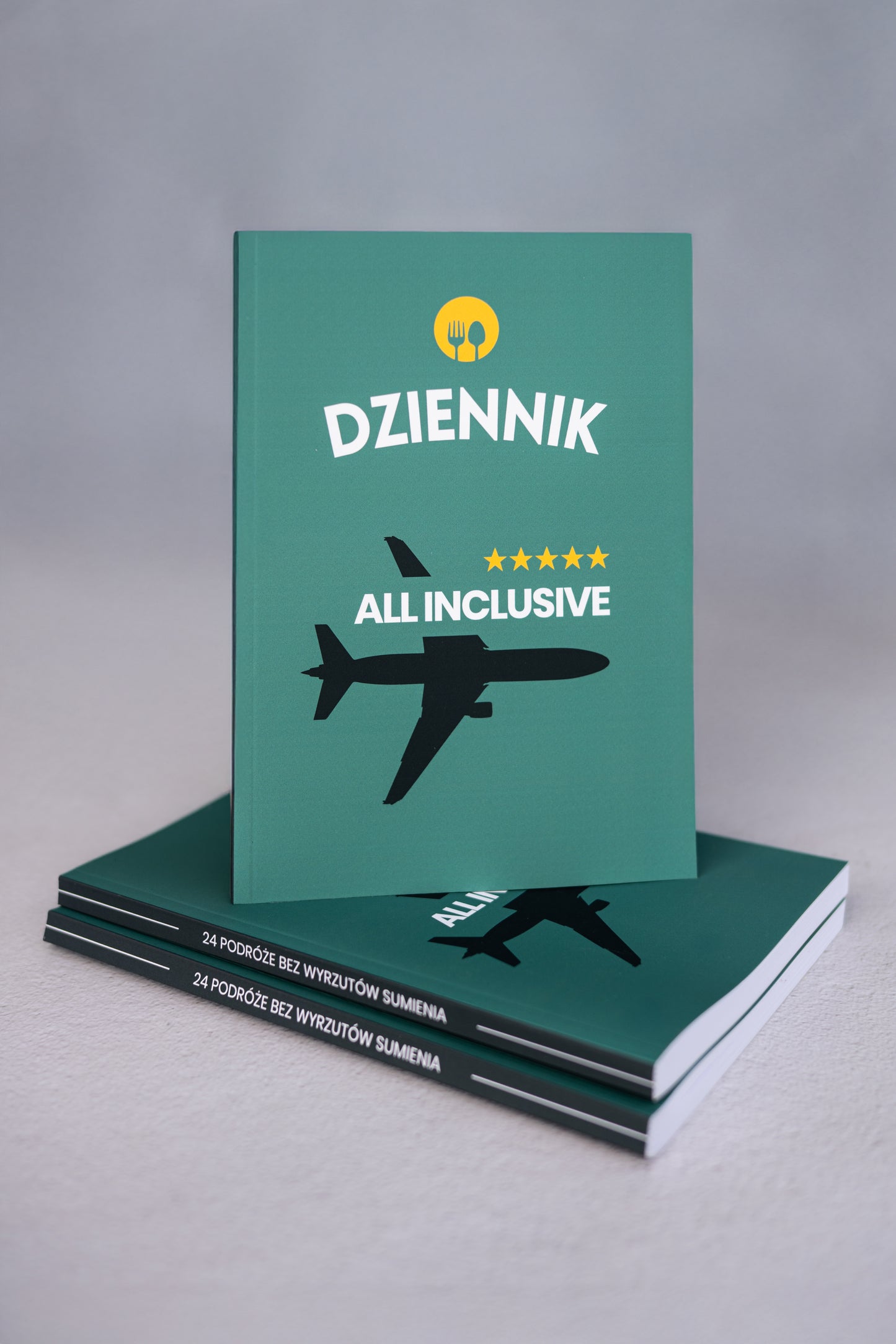 Dziennik Podróży na wakacje All Inclusive - pamiętnik do uzupełniania