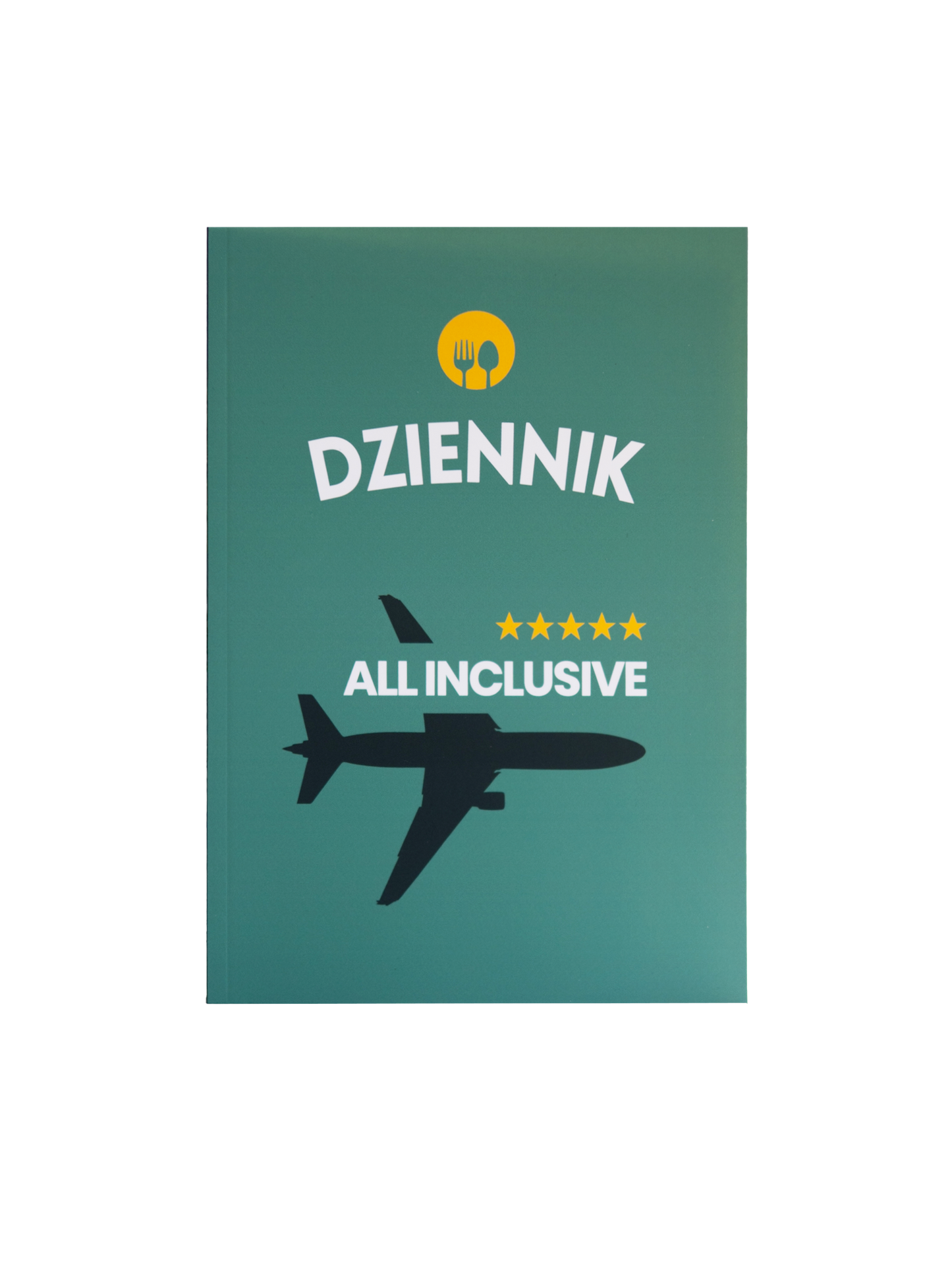 Dziennik Podróży na wakacje All Inclusive - pamiętnik do uzupełniania