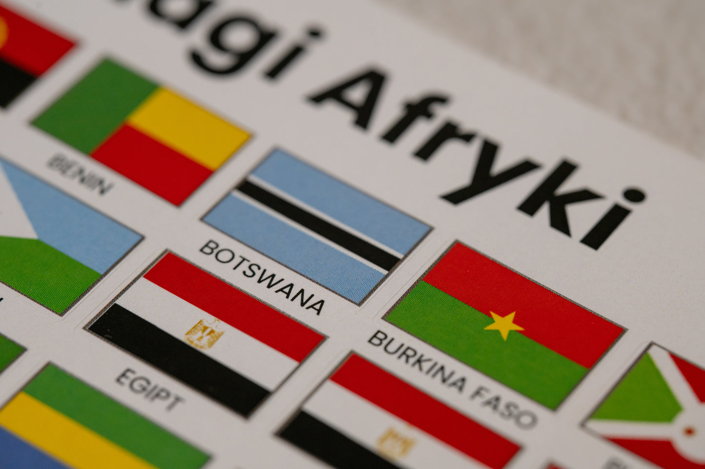 Naklejki - Flagi Afryki