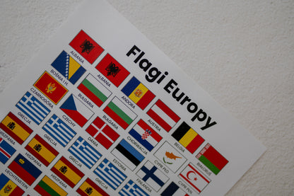 Naklejki - Flagi Europy