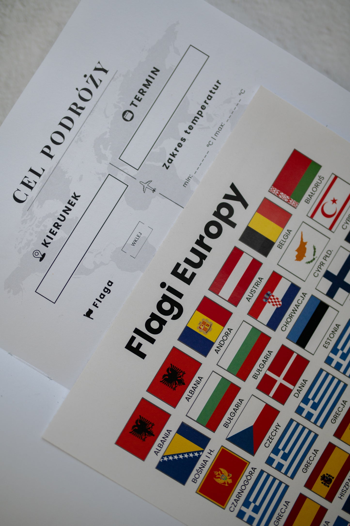 Naklejki - Flagi Europy