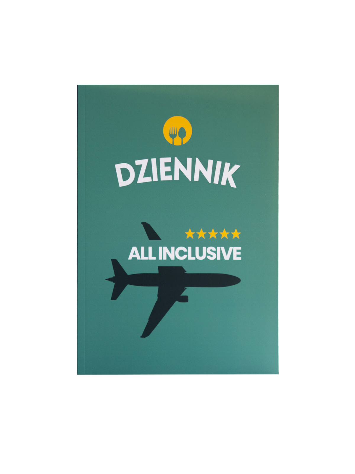 Dziennik Podróży na wakacje All Inclusive - pamiętnik do uzupełniania